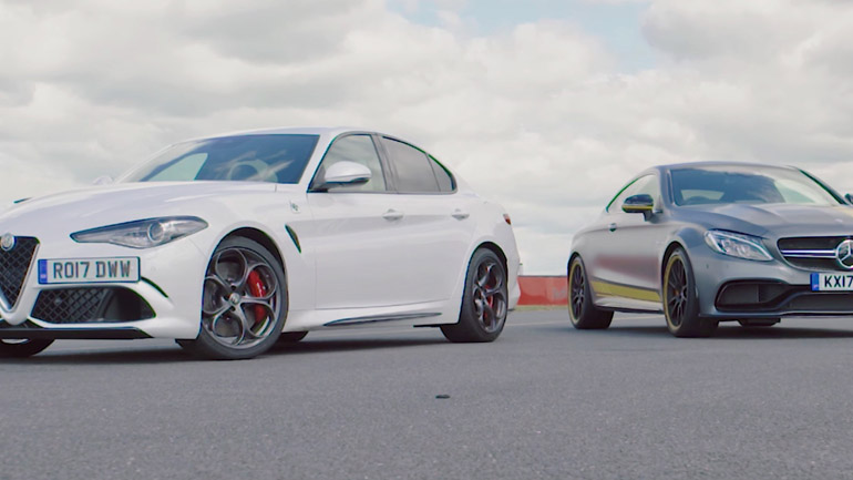 Alfa Romeo Giulia QV εναντίον Mercedes AMG C63 S